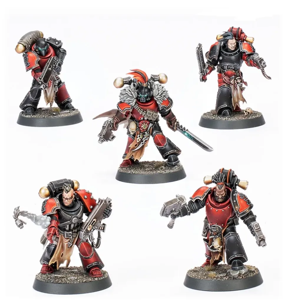 [43-113] (Preventa)Chaos Space Marines Asaltantes Corsarios Rojos