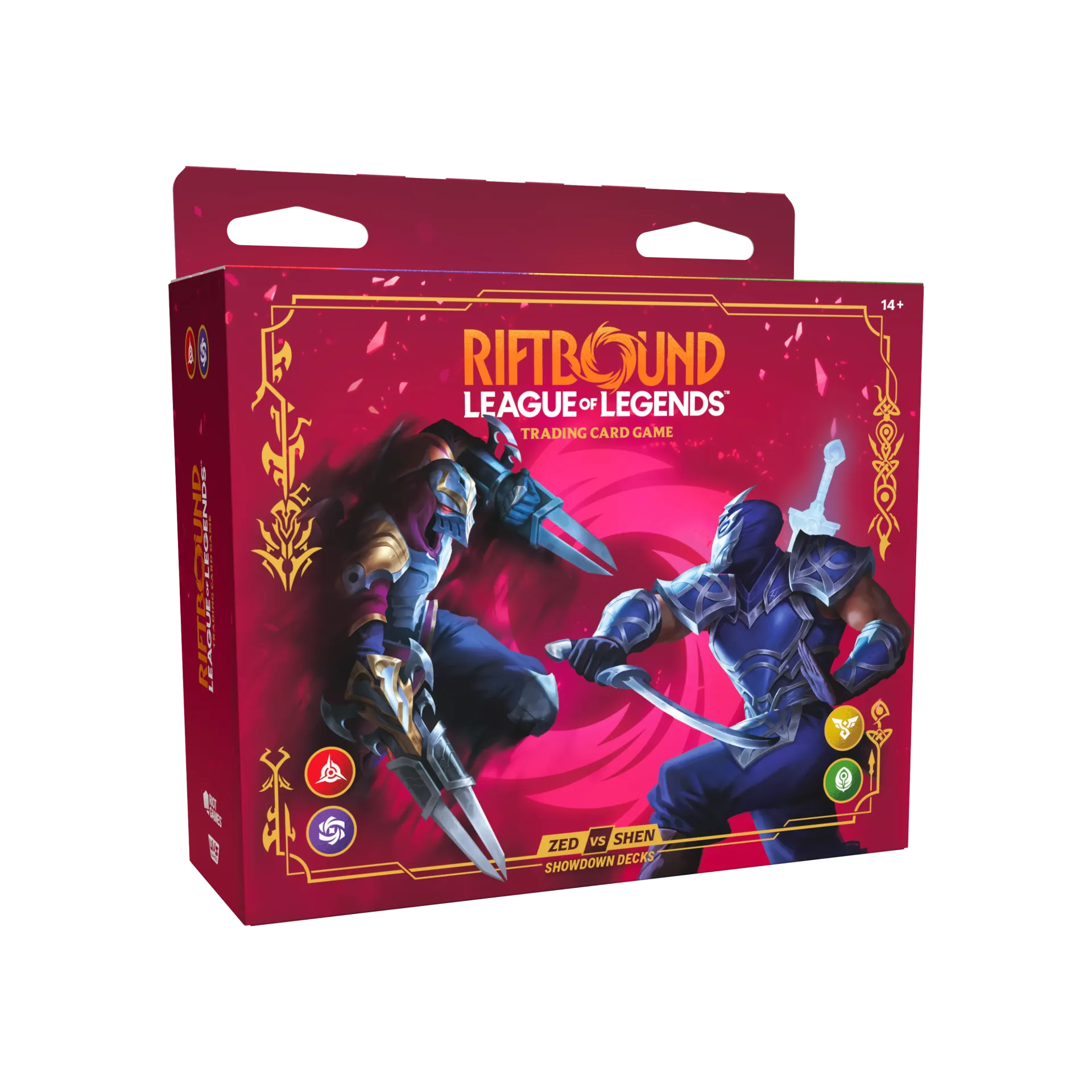 (Preventa)  Riftbound League of Legends TCG Vendetta Champion Deck Showdown Zed vs Shen