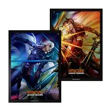 [RB-04AS03-EN] Riftbound League of Legends TCG  Vendetta Art Sleeves DIANA vs LEONA (100 Sleeves)