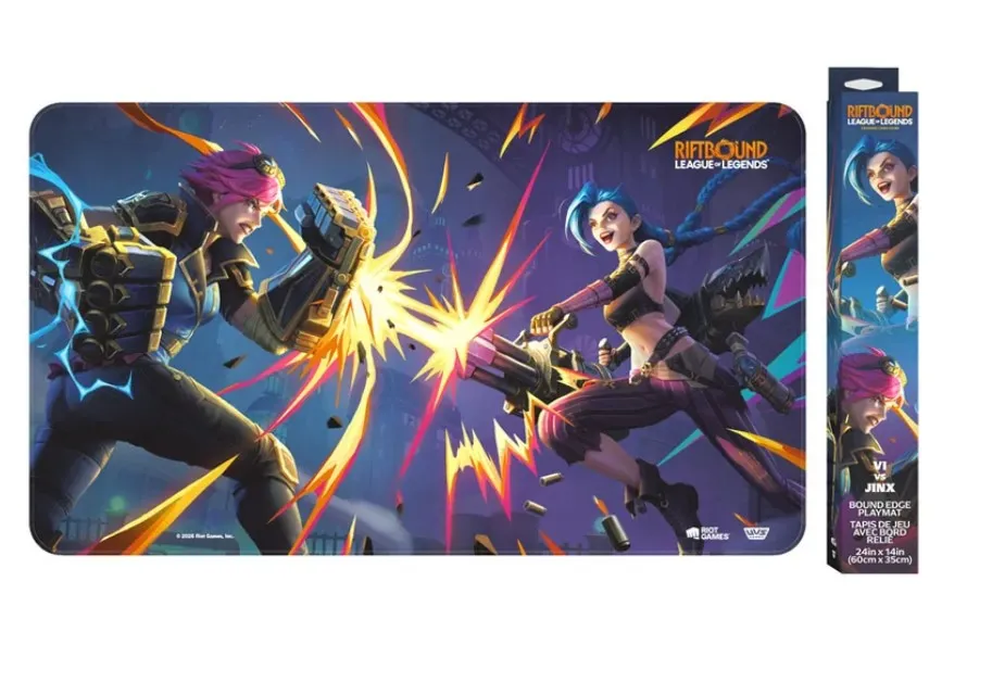 [RB-04PM01-EN] Riftbound League of Legends TCG Vendetta Playmat VI vs JINX