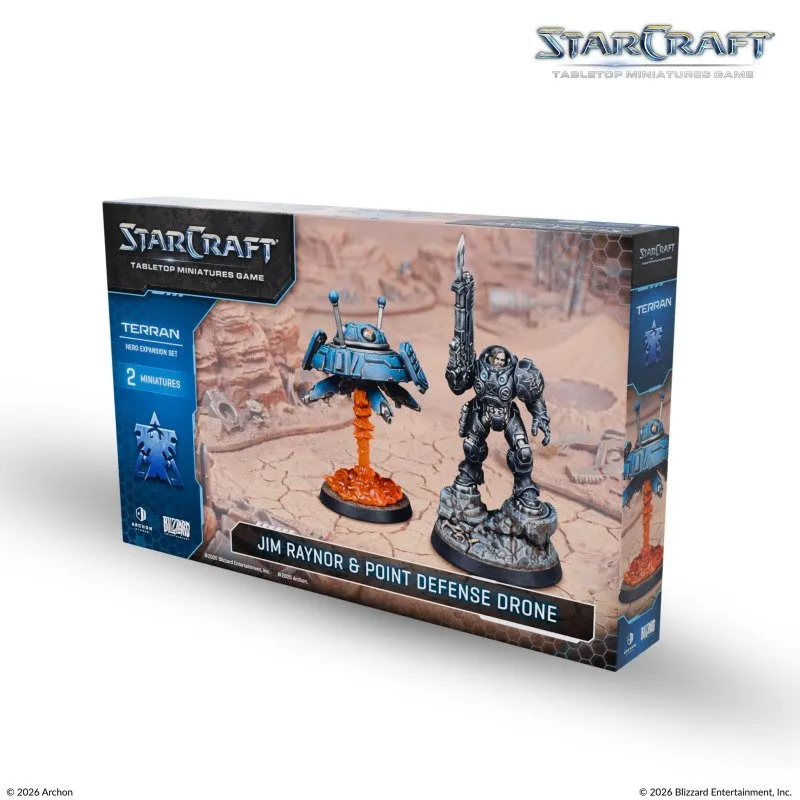 [SCMG0016] Starcraft TMG: Terran Hero Expansion Set: Jim Raynor & Point Defense Drone