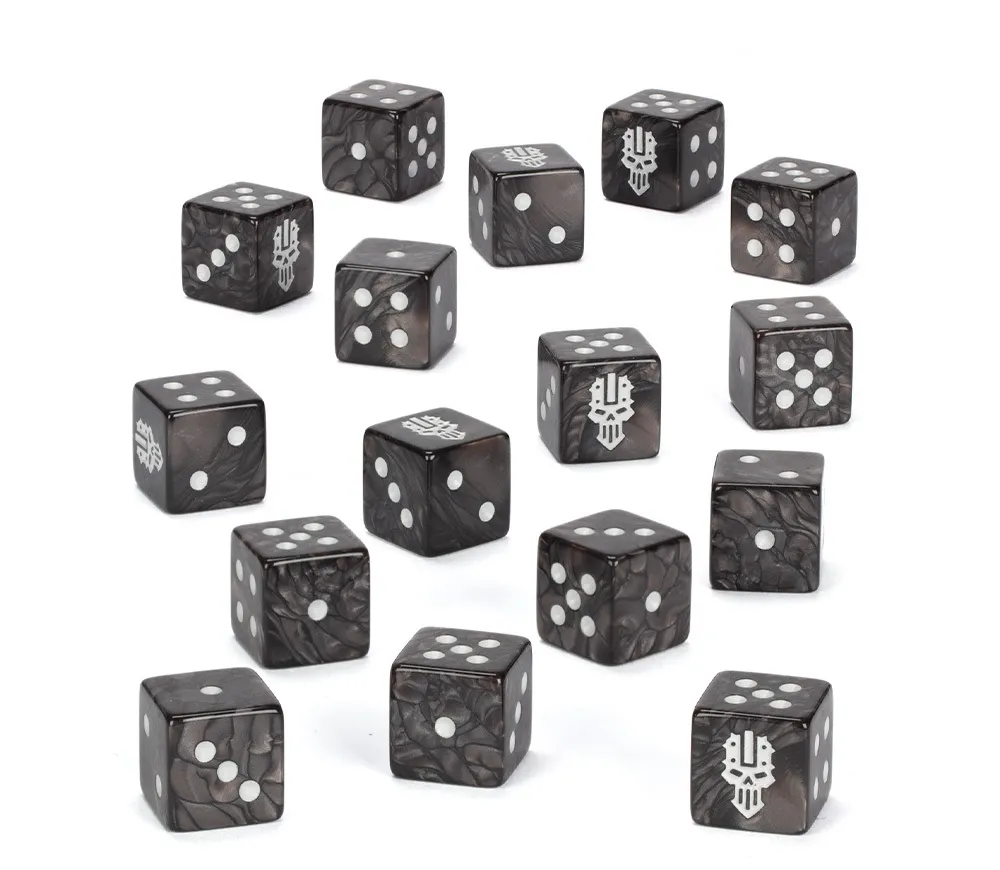 [42-17] (Preventa) Chaos Space Marines: Dados de los Guerreros de Hierro