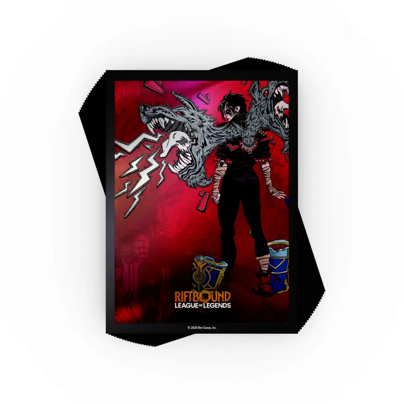 [RB-03AS01-EN] Riftbound: League of Legends TCG  Unleashed Art Sleeves: Vi, Piltover Enforcer (100 Sleeves)
