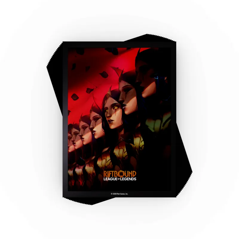 Riftbound: League of Legends TCG  Unleashed Art Sleeves: LeBlanc, Deceiver (100 Sleeves)