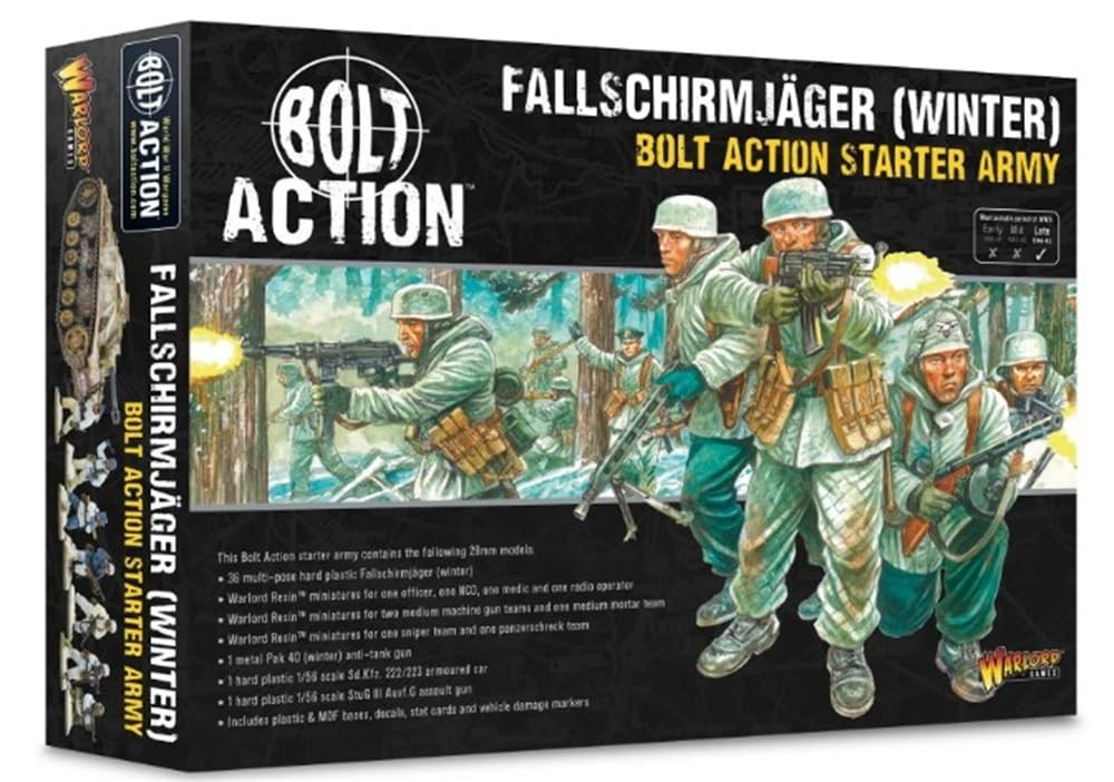 Bolt Action Fallschirmjager Winter Starter Army