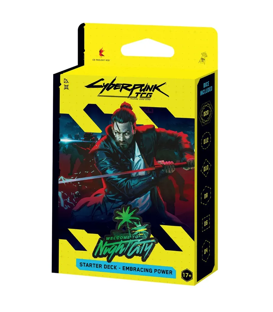 (Preventa) Cyberpunk TCG Starter Deck Embracing Power Welcome to Night City Inglés