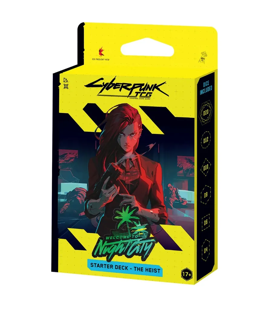 (Preventa) Cyberpunk TCG  Starter Deck The Heist Welcome to Night City Beta Inglés