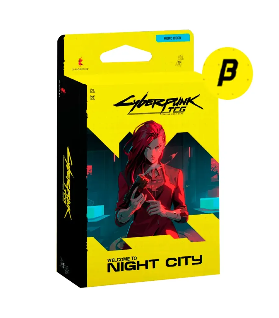 (Preventa) Cyberpunk TCG  Starter Deck The Heist Welcome to Night City Beta Inglés