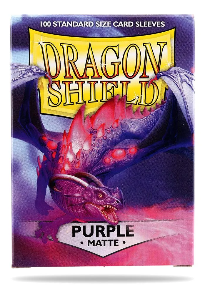 Dragon Shield Standard Sleeves  Matte Purple (100 Sleeves)