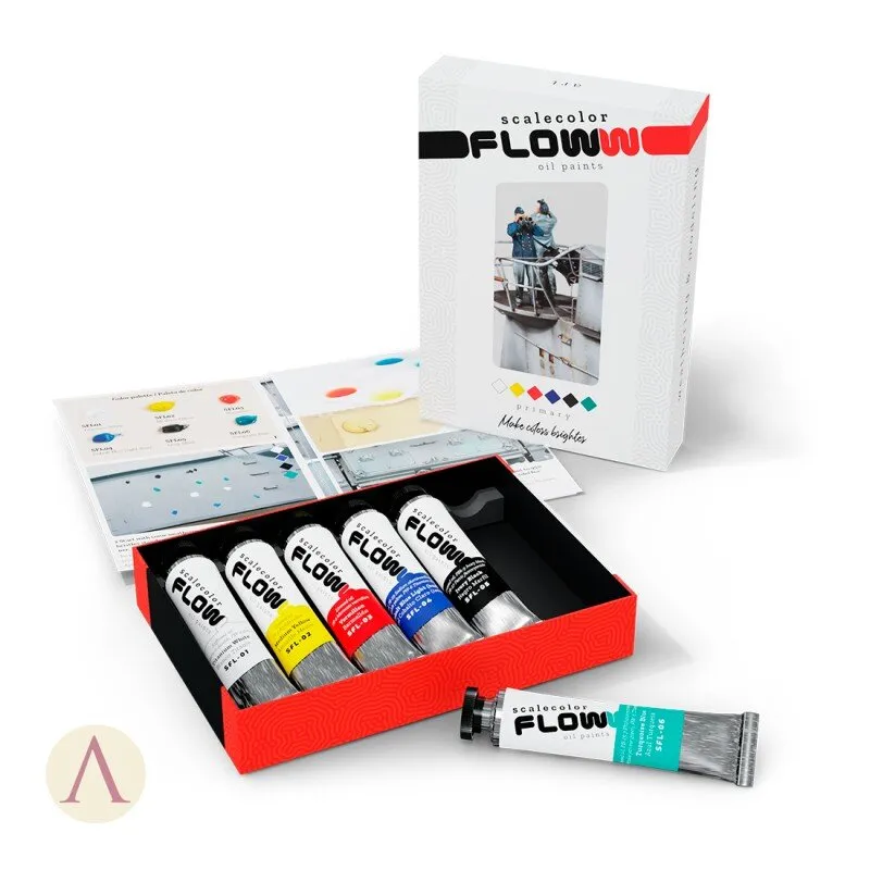 [SFLOW-001] Scale Artist Floww Primary Set Óleos