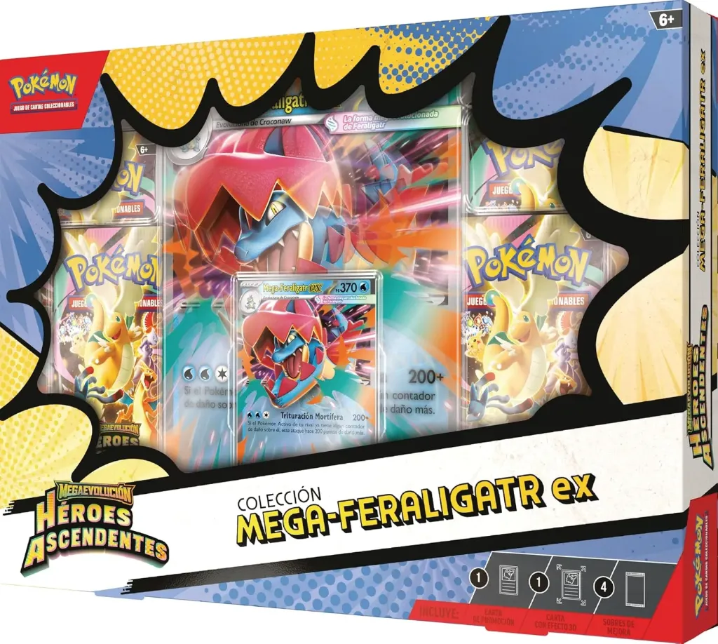 Pokemon tcg Ascended Heroes Collection Mega Feraligart (ESP)
