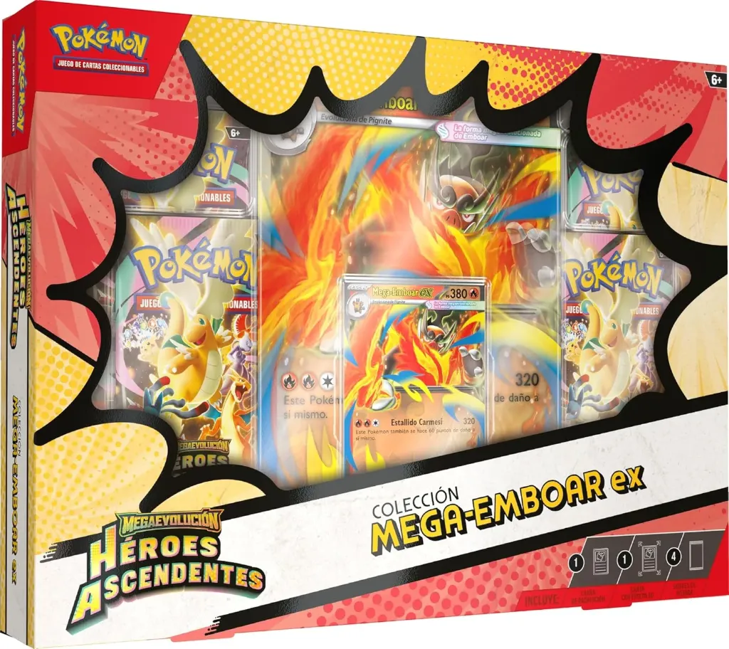 Pokemon tcg Ascended Heroes Collection Mega Emboar (ESP)