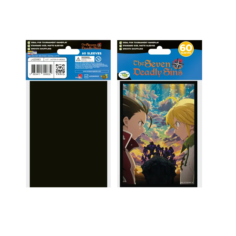 DPG  Standard Sleeve Seven Deadly Sins Confrontation (60 sleeves)