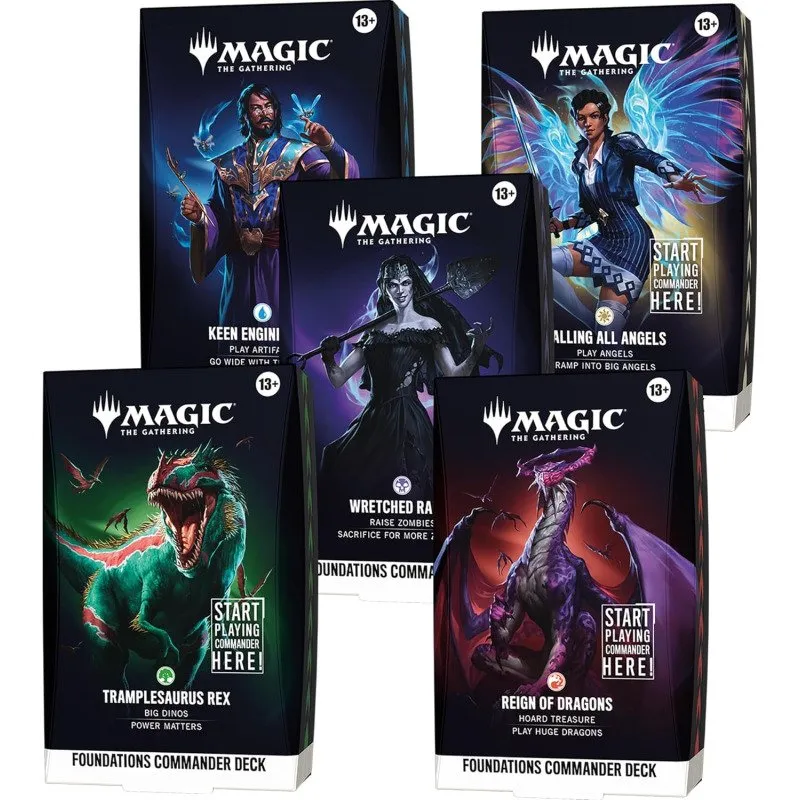(Preventa) Mazo Commander Foundations Starter Commander Deck Display (5 Decks) EN