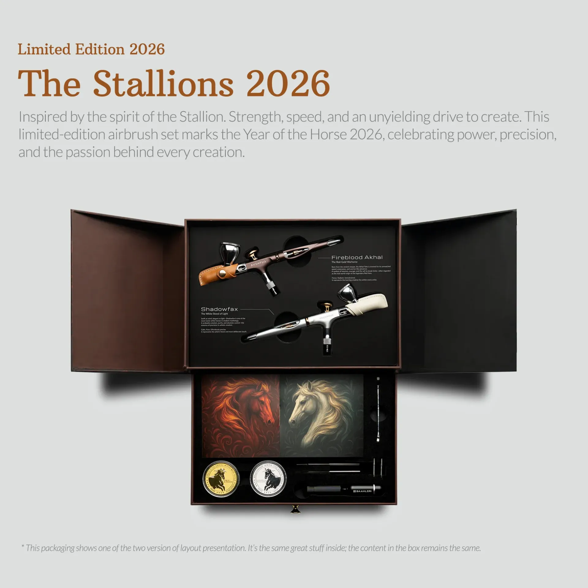 The Stallions: Pareja de Aerógrafos Edición Limitada