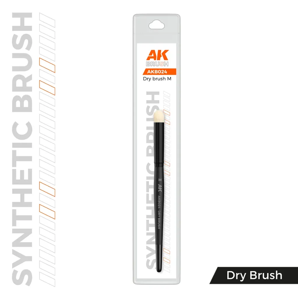 AKB024 Synthetic Dry Brush - M