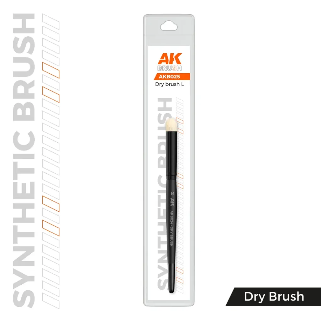 AKB025 Synthetic Dry Brush L