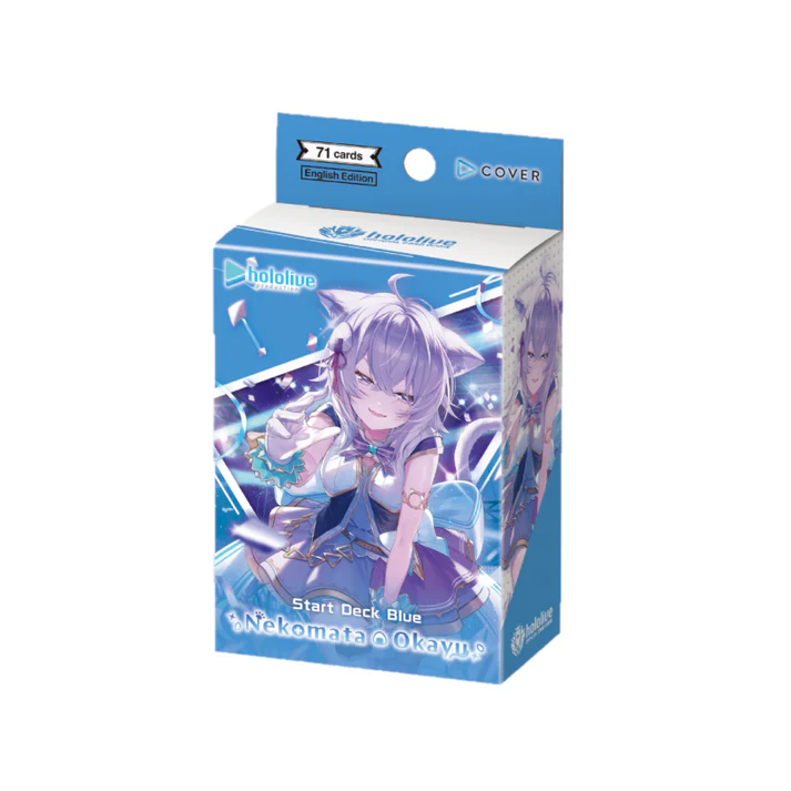 [25000121452] hololive OFFICIAL CARD GAME Start Deck Blue Nekomata Okayu