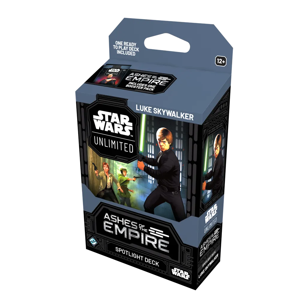 Starwars Unlimited: Ashes of the Empire Spotlight Deck (Luke Skywalker) (Español)