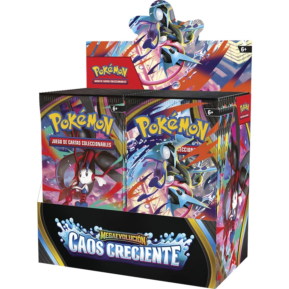 Pokemon TCG - Booster Box Caos Creciente (36 Sobres) Español
