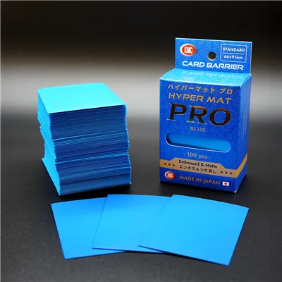 KMC Standard Sleeves  Hyper MAT PRO Blue (100 Sleeves)