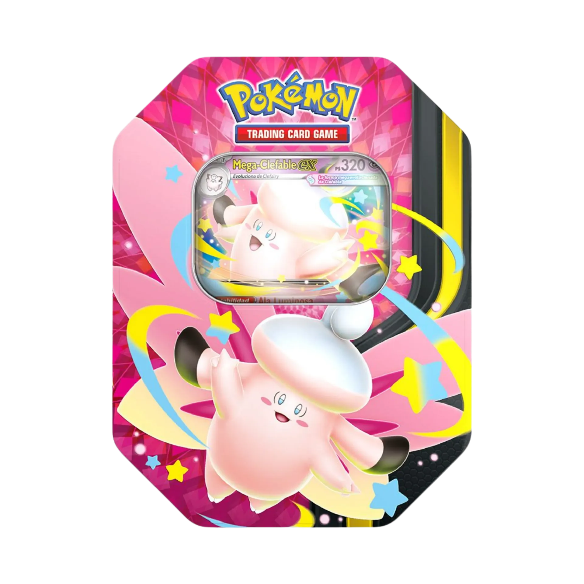 Pokemon Lata Mega Moonlit : Mega Clefable ex Tin (ESP)