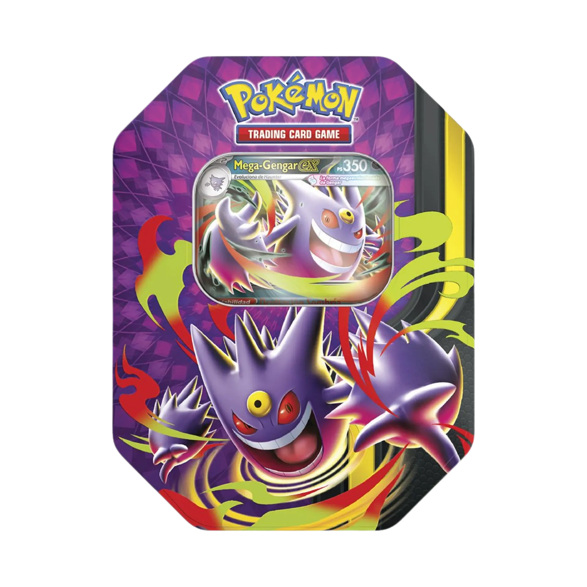 Pokemon Lata Mega Moonlit : Mega Gengar ex Tin (ESP)