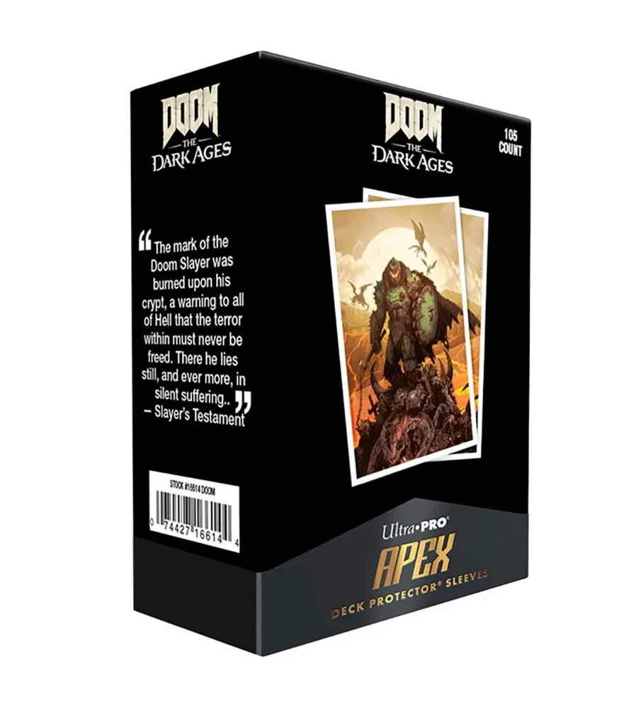 [16615] Sleeves - 105ct Apex Deck Protector Sleeves 2 for Bethesda DOOM