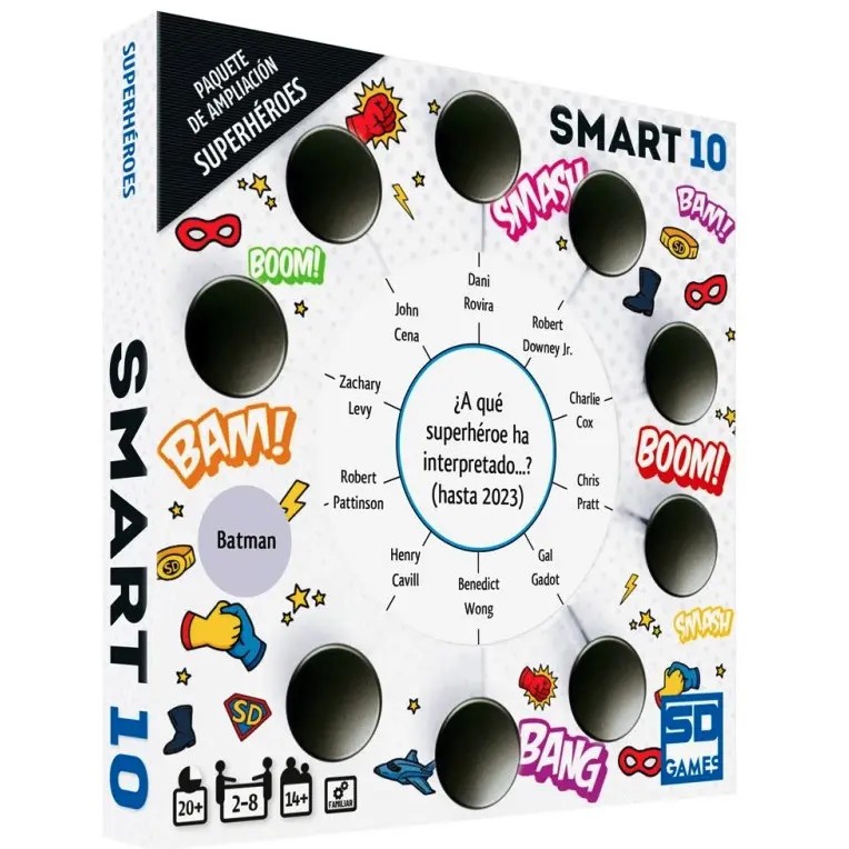 [SDGSMAR1008] Smart 10: Superhéroes Paquete de Ampliación