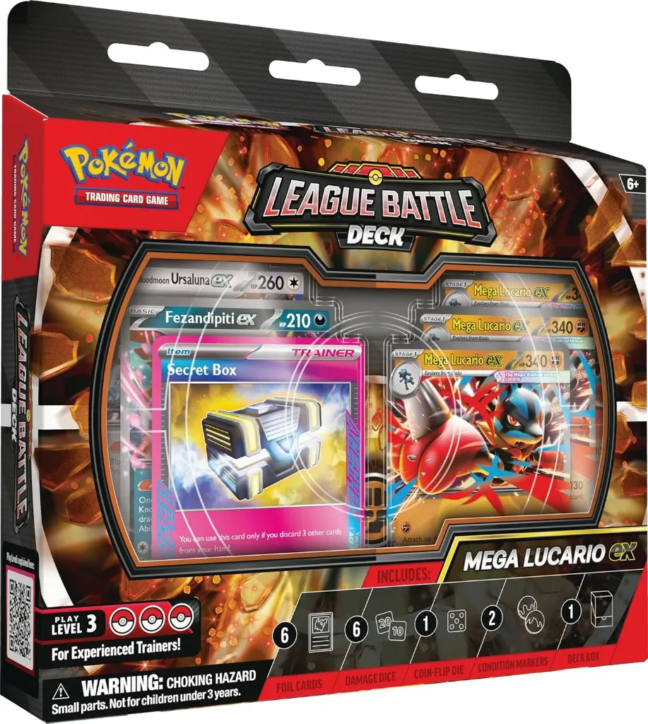 [10-10360-105] Pókemon TCG Mega Lucario ex Battle Deck (ESP)