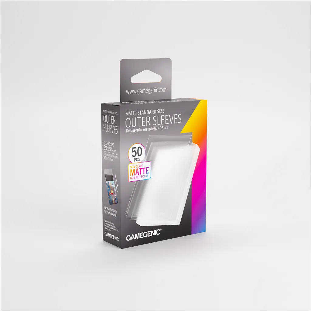 Gamegenic  Matte Outer Sleeves Standard Size 69x94