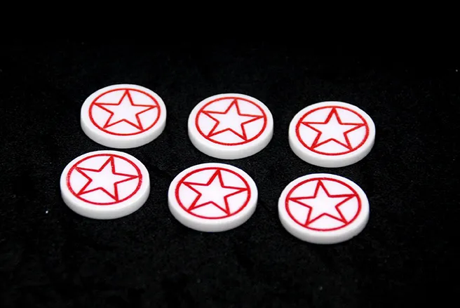 Set de 6 tokens Winter Guard compatibles con Marvel Crisis Protocol