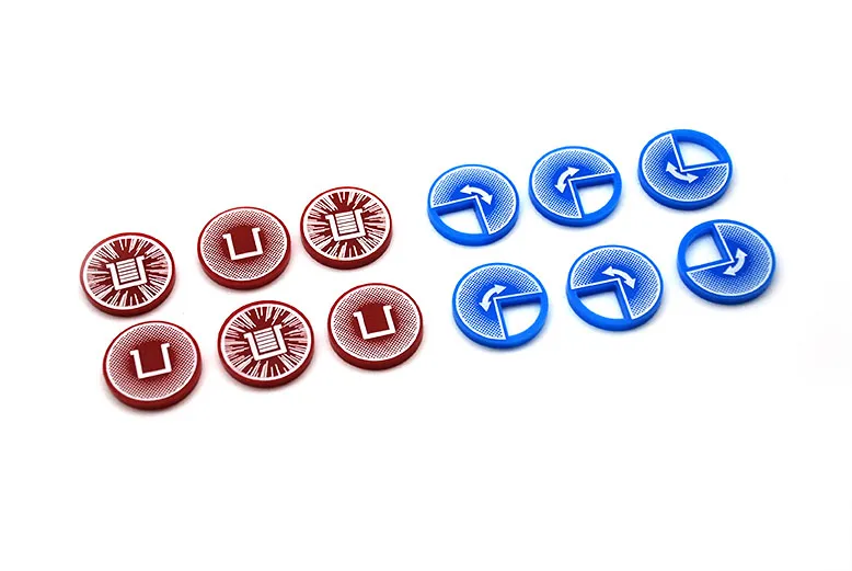 (Preventa) Set de 12 Tokens acrílicos genéricos Source y Zone 2026  MCP