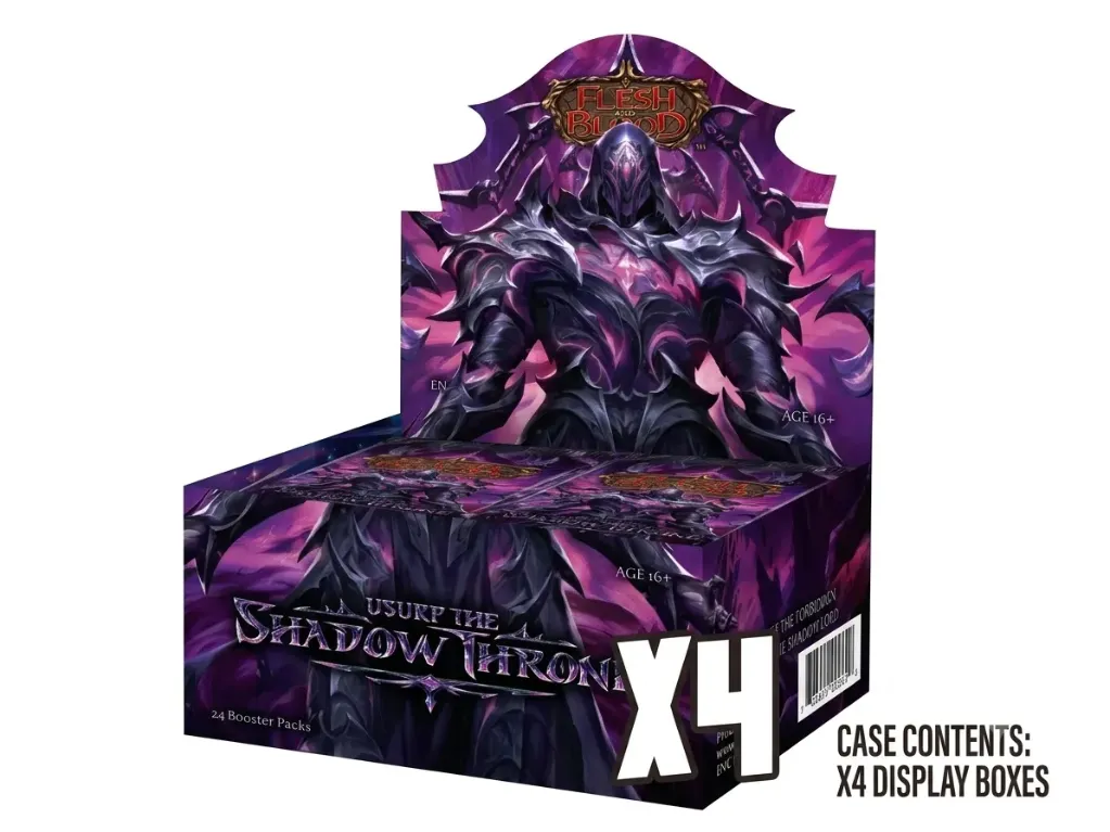 (Preventa) Flesh & Blood TCG  Case Usurp the Shadow Throne  ING