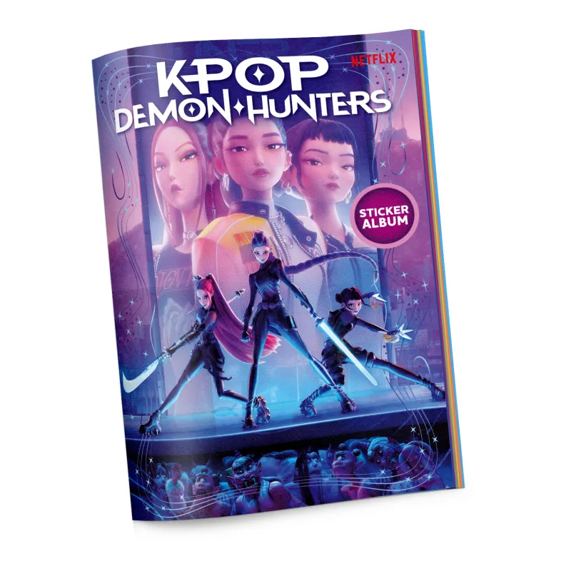 Collectible Stickers  K Pop Demon Hunter Album +5 Stickers Packs