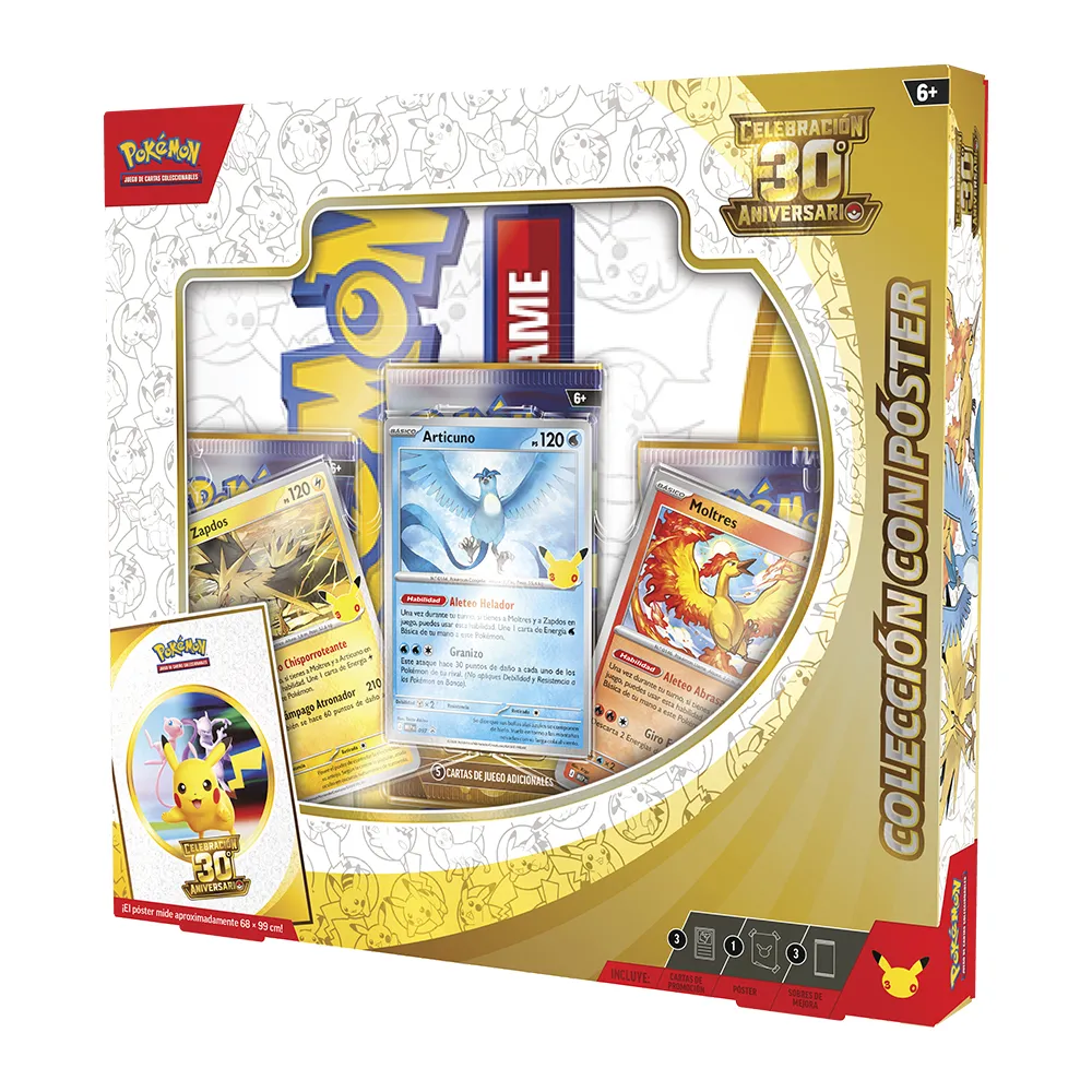 (Preventa) Pokémon TCG  30th POSTER COLLECTION (ESP)