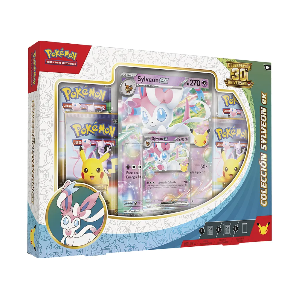 [PC10463] (Preventa) Pokémon TCG 30th EX BOX Sylveon (ESP)