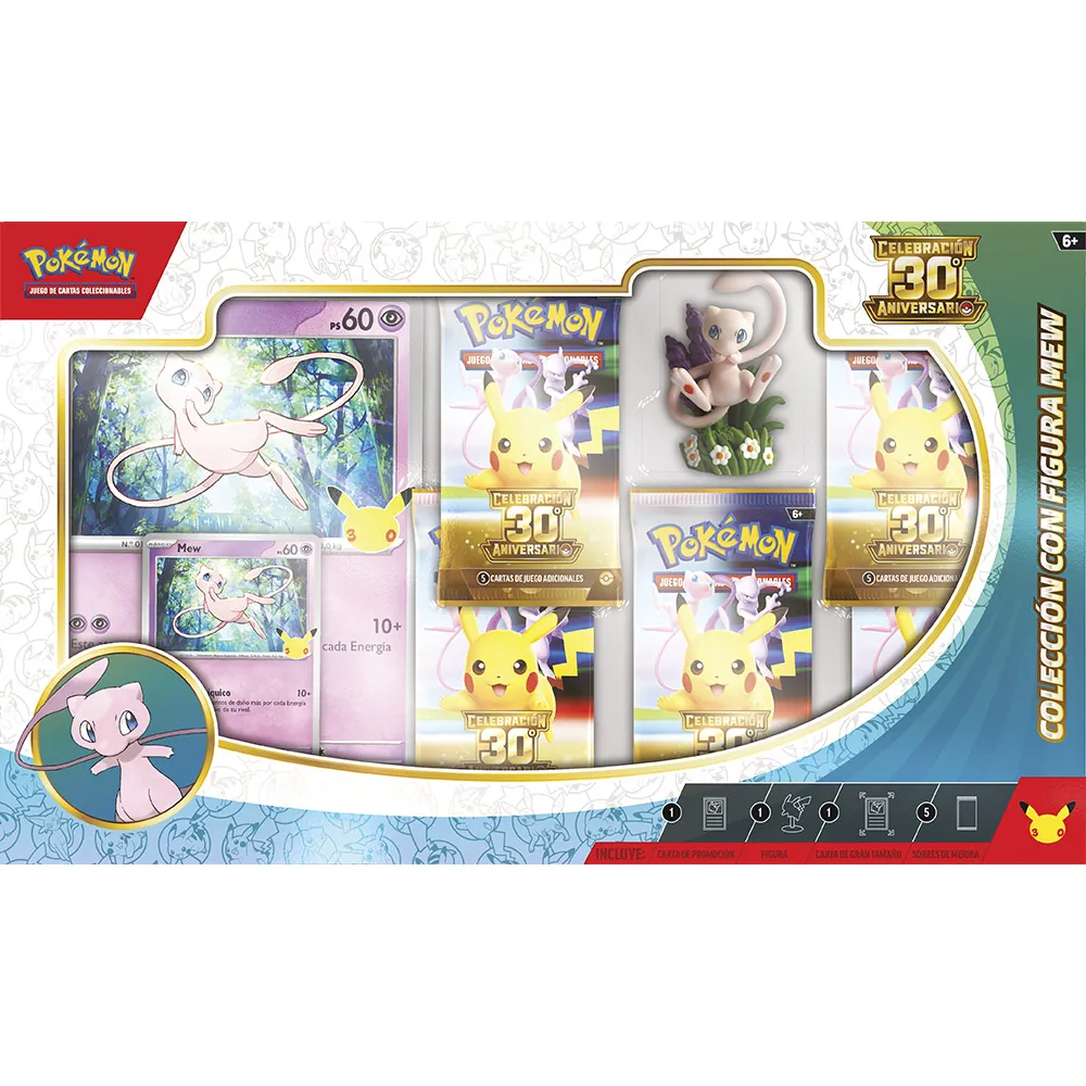 [PC10452112] (Preventa) Pokémon TCG  30th Figure Collection Mew (ESP)