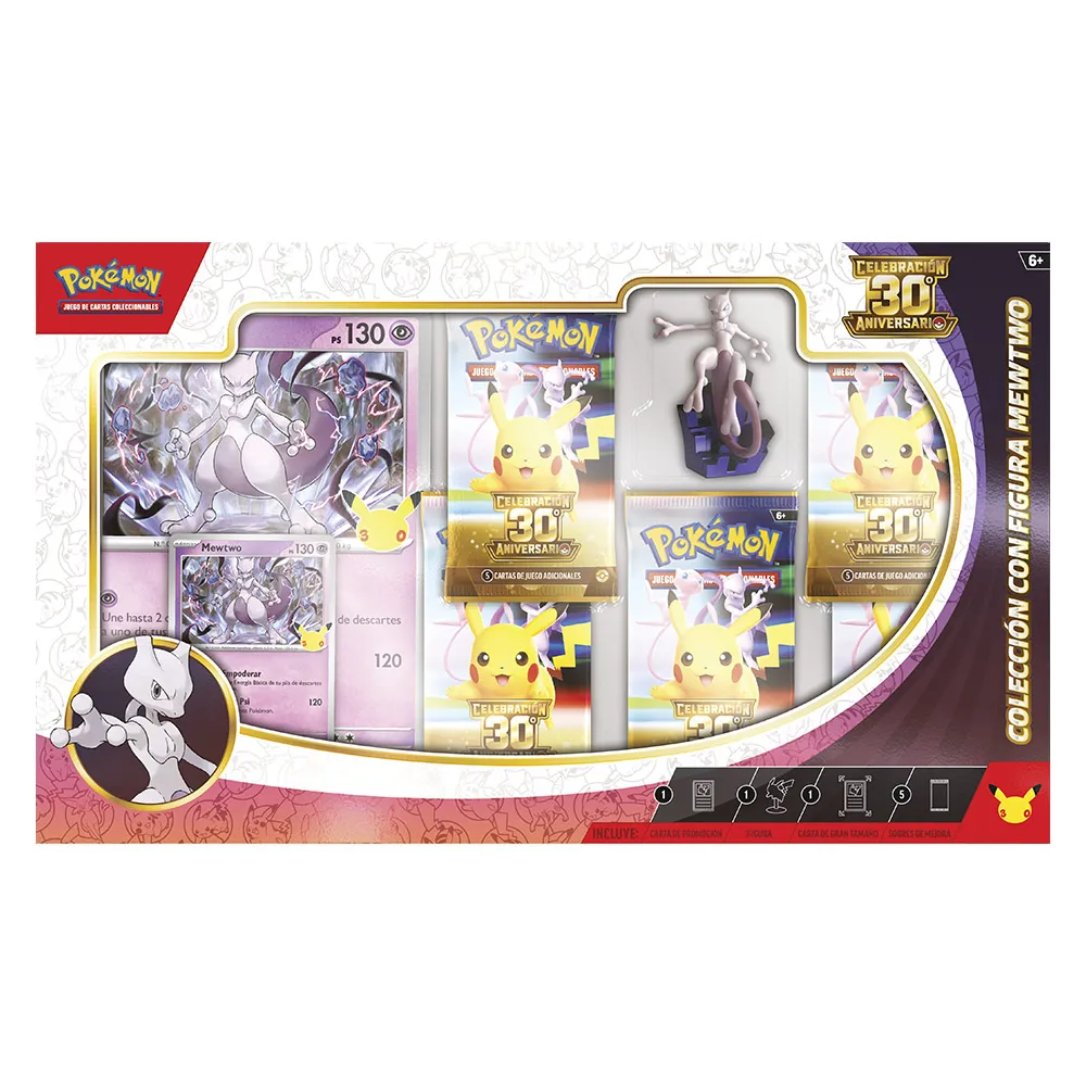 [PC10452118] (Preventa) Pokémon TCG 30th Figure Collection Mewtwo (ESP)