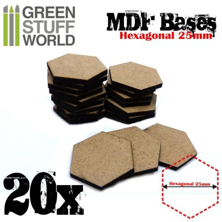 Peanas DM - Hexagonales 25 mm