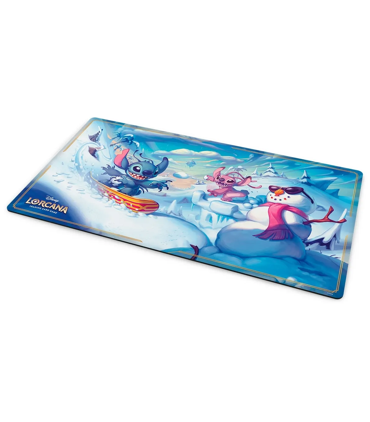 (Preventa) Disney Lorcana Tapete Stitch and Angel en Winterspell