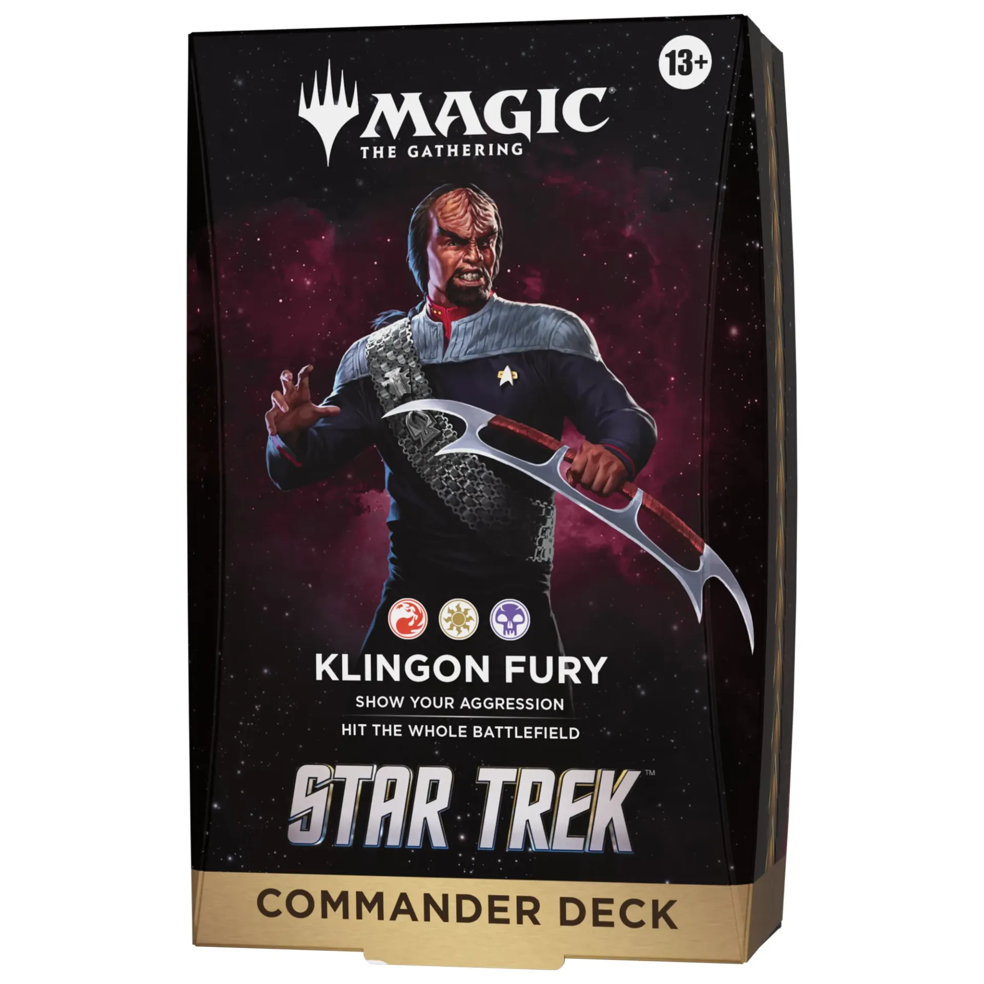 (Preventa) Mazo Commander Star Treck Heroes Klingo Fury ESP