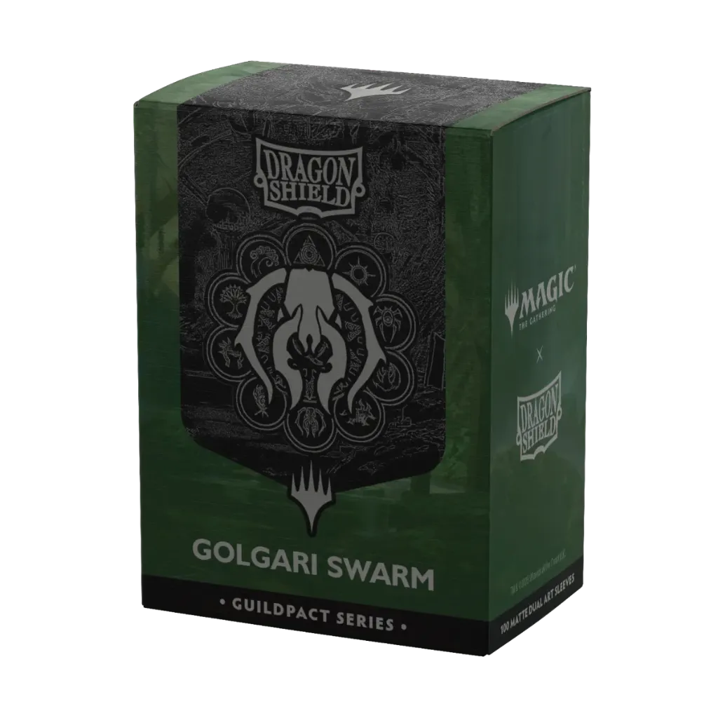 Standard Licensed Dual Art Sleeves MtG: The Guildpact series Golgari Swarm [Matte] (100 Sleeves)