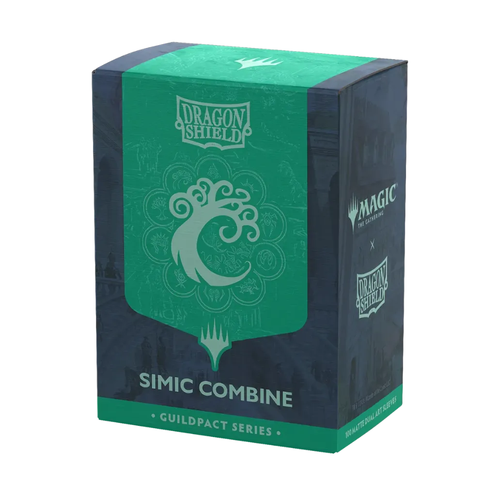 Standard Licensed Dual Art Sleeves MtG: The Guildpact series Simic Combine [Matte] (100 Sleeves)