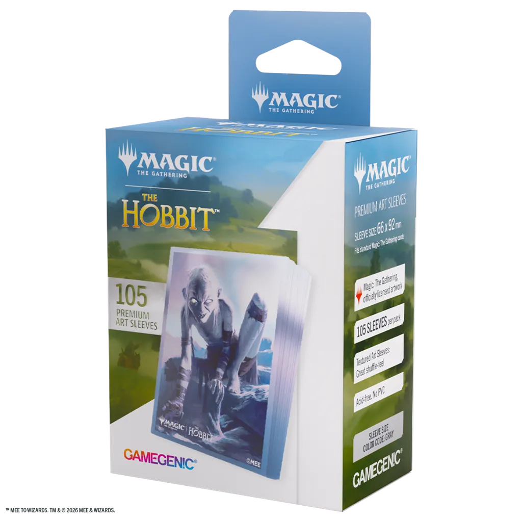 Magic: The Gathering The Hobbit Premium Art Sleeves Gollum, Riddle Master