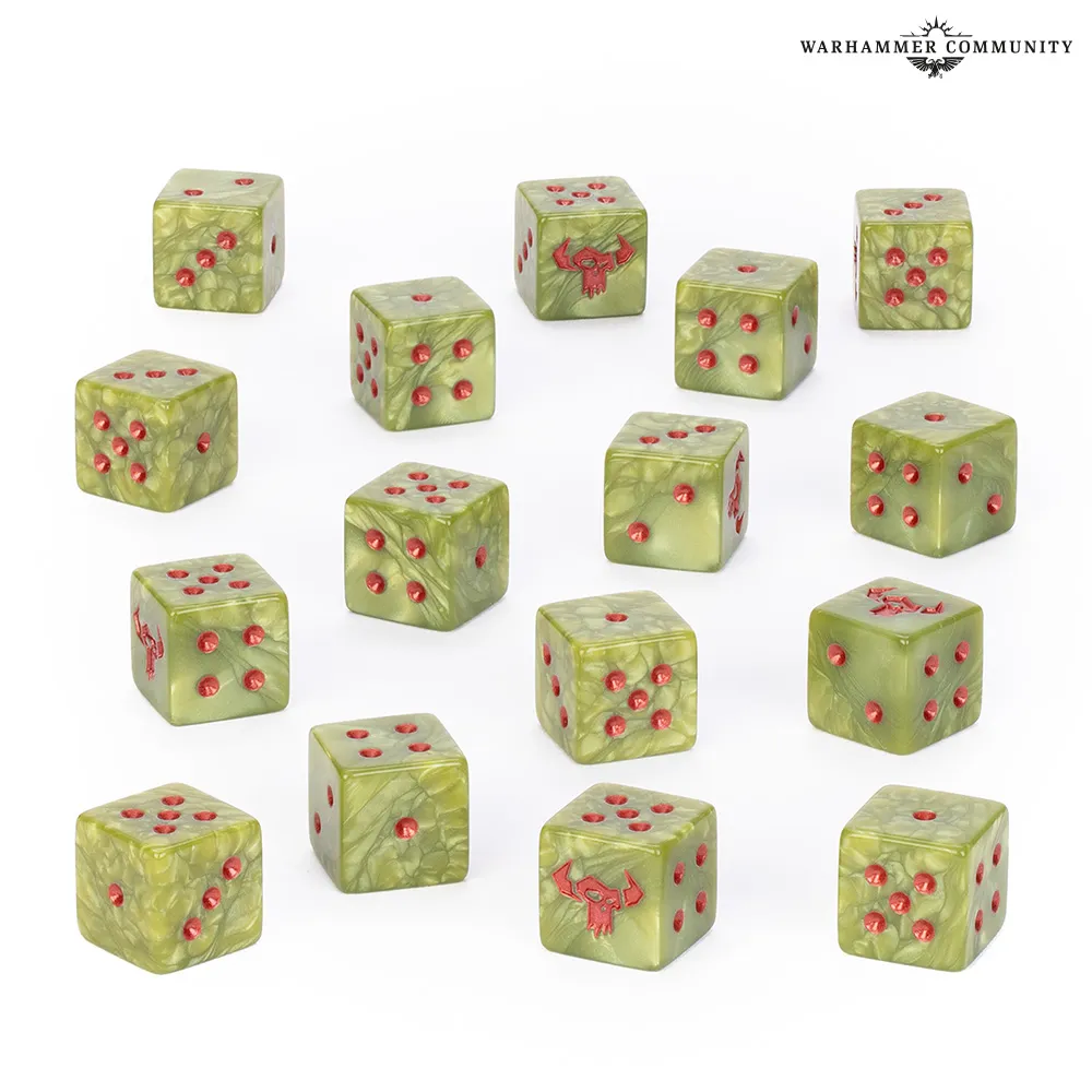 [50-05] (PREVENTA) Warhammer 40,000 - Orks Dice