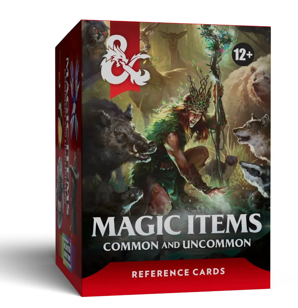 [D60390000] Dungeons & Dragons RPG: Reference Cards - Magic Items (Common and Uncommon) (EN)