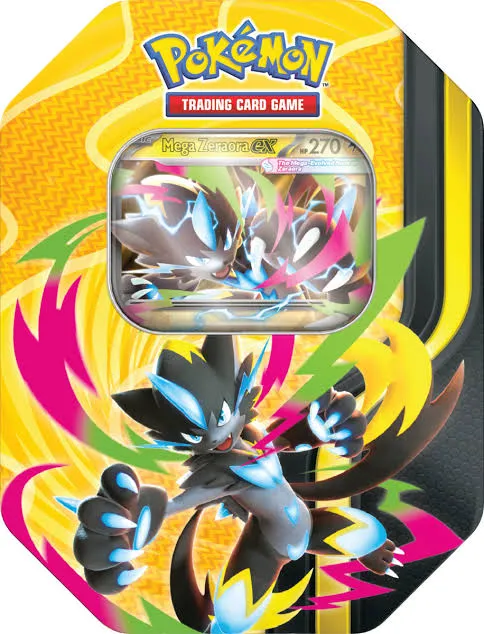 Pokemon Lata Mega Zeraora  ex Tin (ESP)