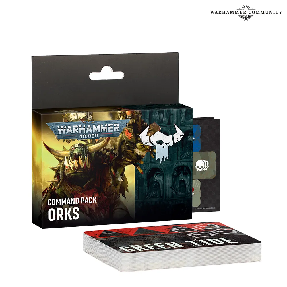 [50-02] (PREVENTA) PACK DE MANDO: ORKS (ESPAÑOL)