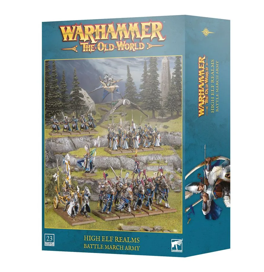 [13-23] (PREVENTA) HIGH ELF REALMS: BATTLE MARCH ARMY